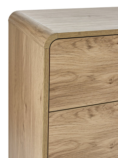 Ingrid 5 Drawer Chest Oak