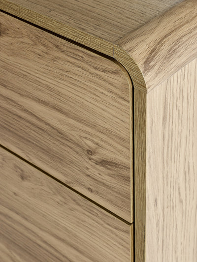 Ingrid 5 Drawer Chest Oak