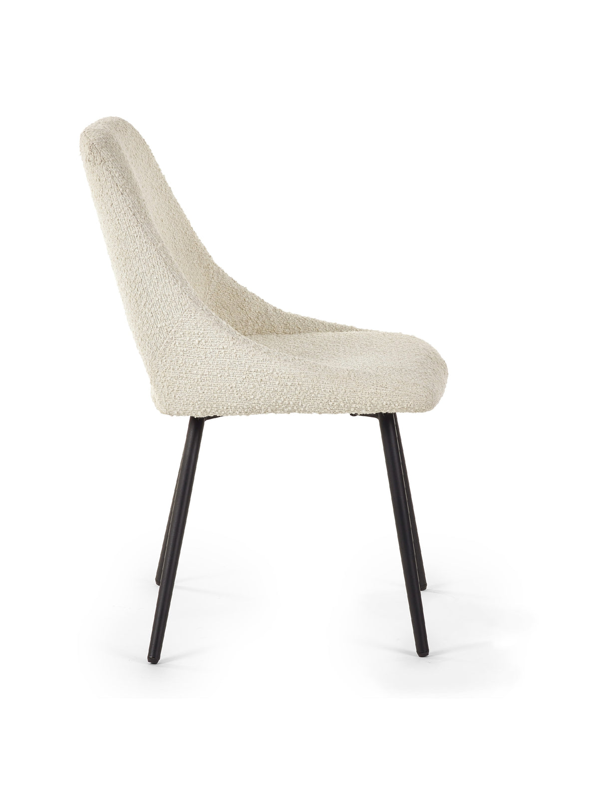 Iris Boucle Dining Chairs - Ivory (Set of 2)