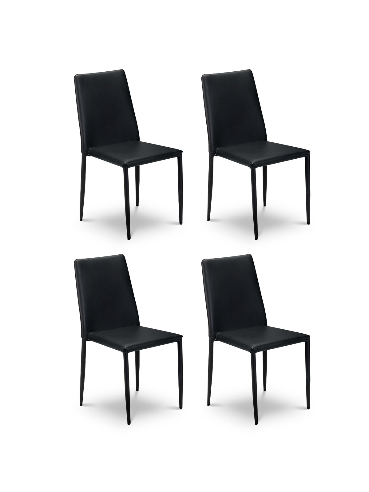 Jazz Chairs in Black (Set Of 4)