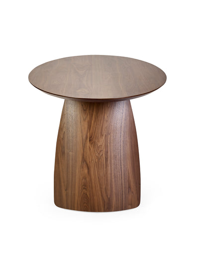 Julius Oval 4-6 Seater Dining Table – Walnut Effect