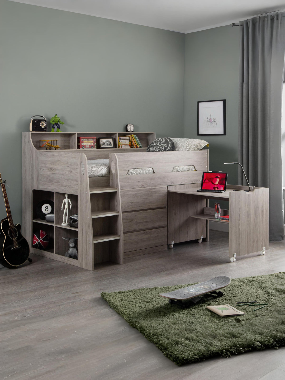 Jupiter Midsleeper Grey Oak