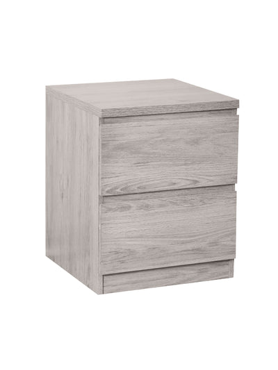 Jupiter 2 Drawer Bedside Grey Oak