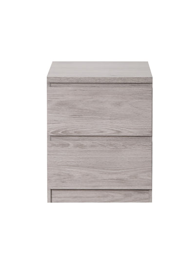Jupiter 2 Drawer Bedside Grey Oak