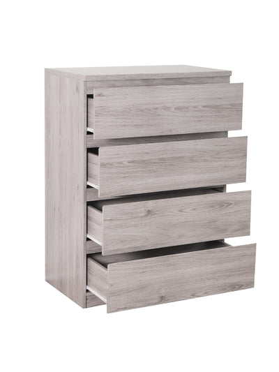 Jupiter 4 Drawer Chest Grey Oak