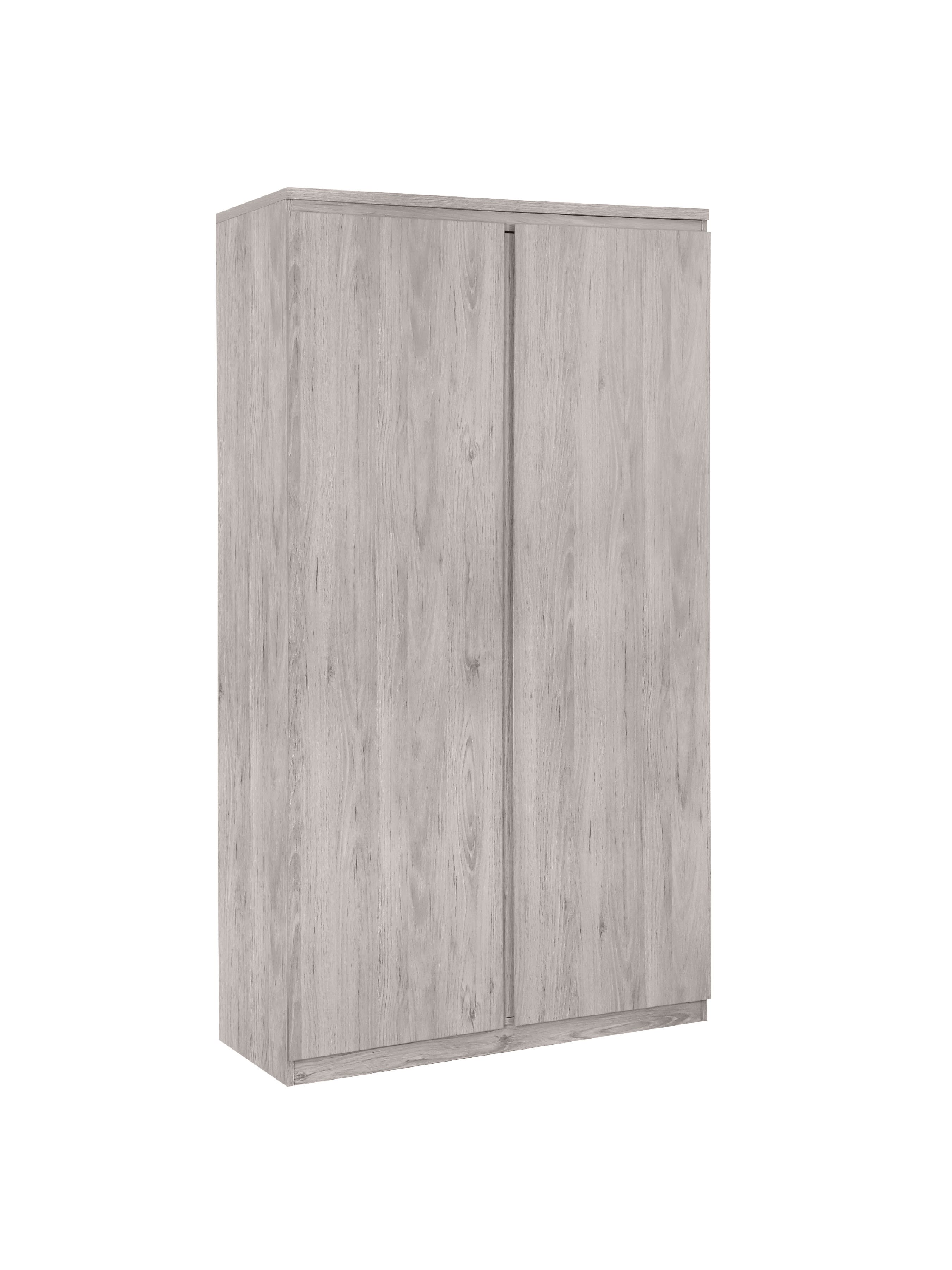 Jupiter 2 Door Wardrobe Grey Oak