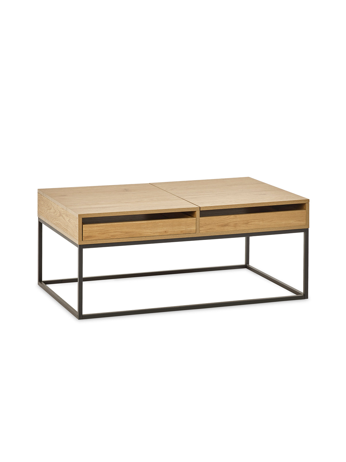 Kade 100cm Oak Effect Rectangular Storage Coffee Table