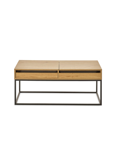 Kade 100cm Oak Effect Rectangular Storage Coffee Table