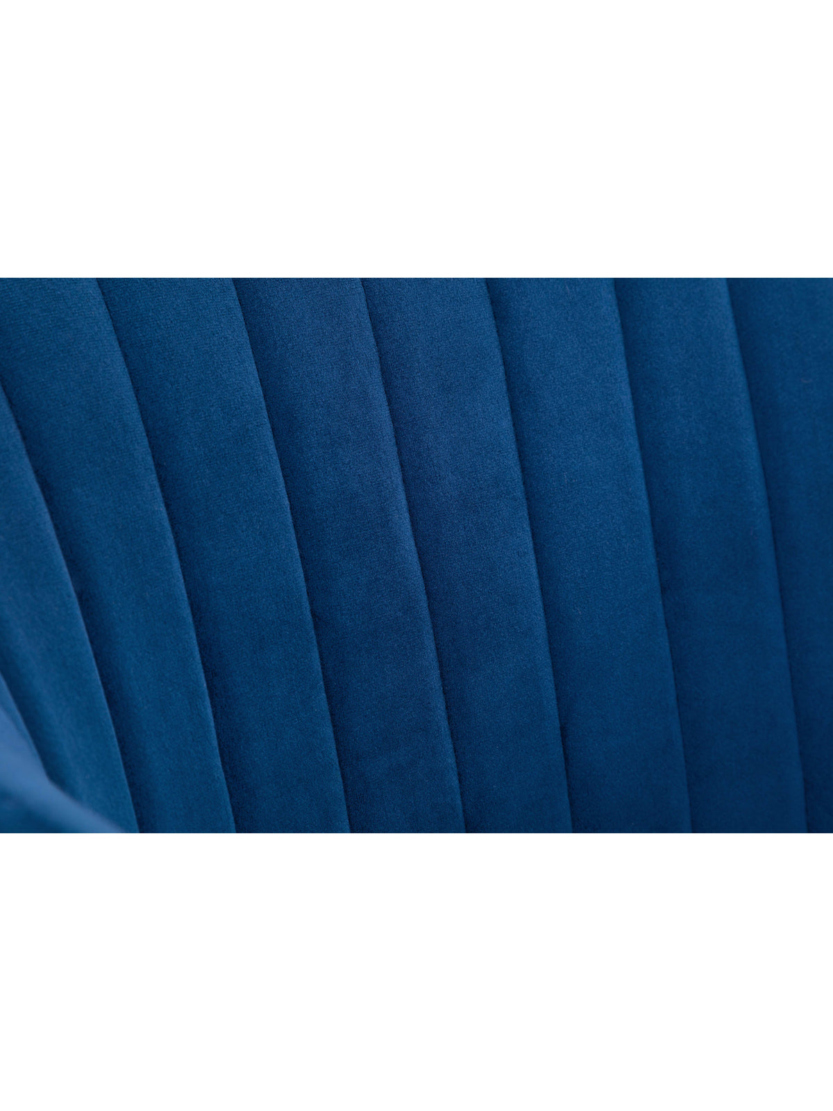 Kahlo Velvet Swivel Office Chair- Blue/Chrome