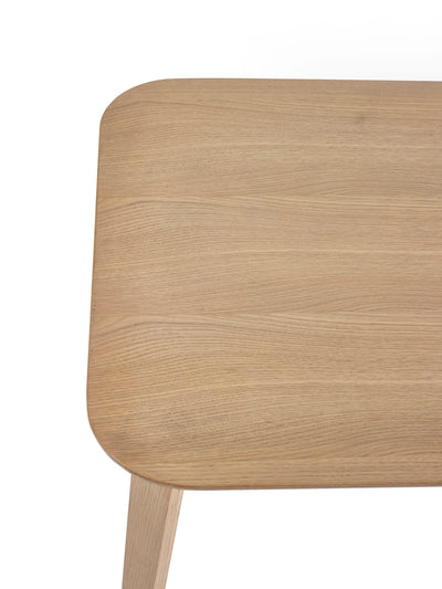 Kaito Oak Curved Leg Bench