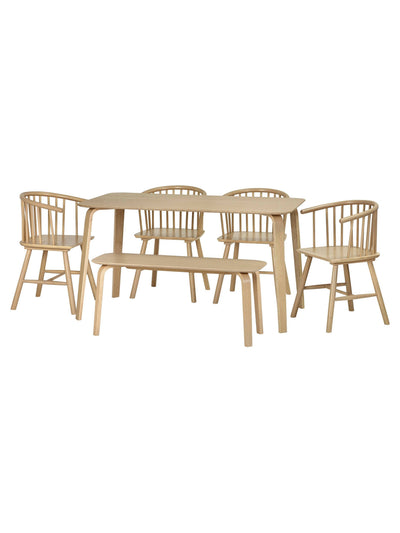 Kaito Dining Set – Light Oak Effect