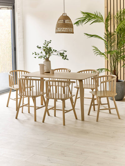 Kaito Dining Set – Light Oak Effect
