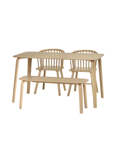 Kaito Dining Set – Light Oak Effect