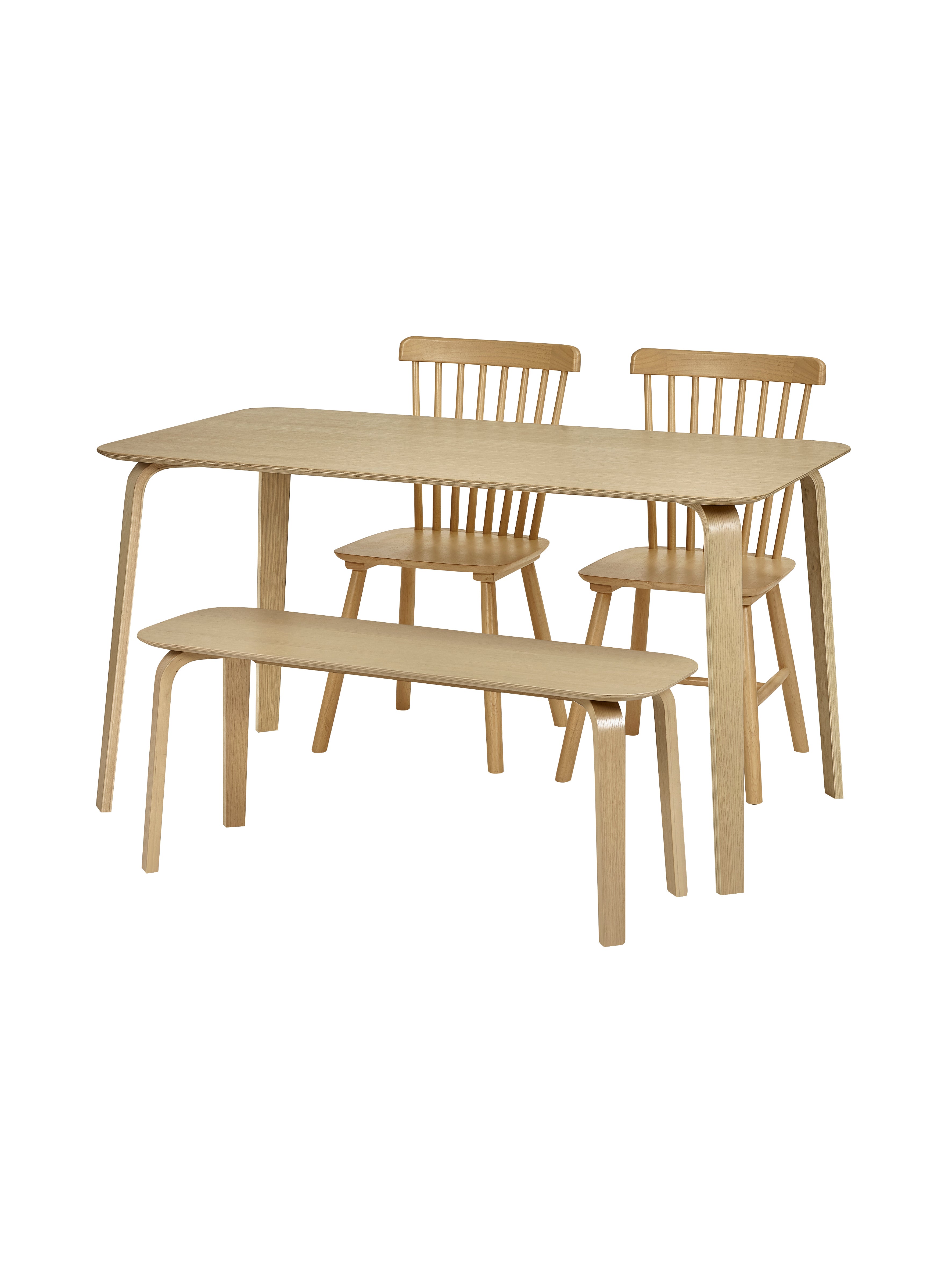 Kaito Dining Set – Light Oak Effect