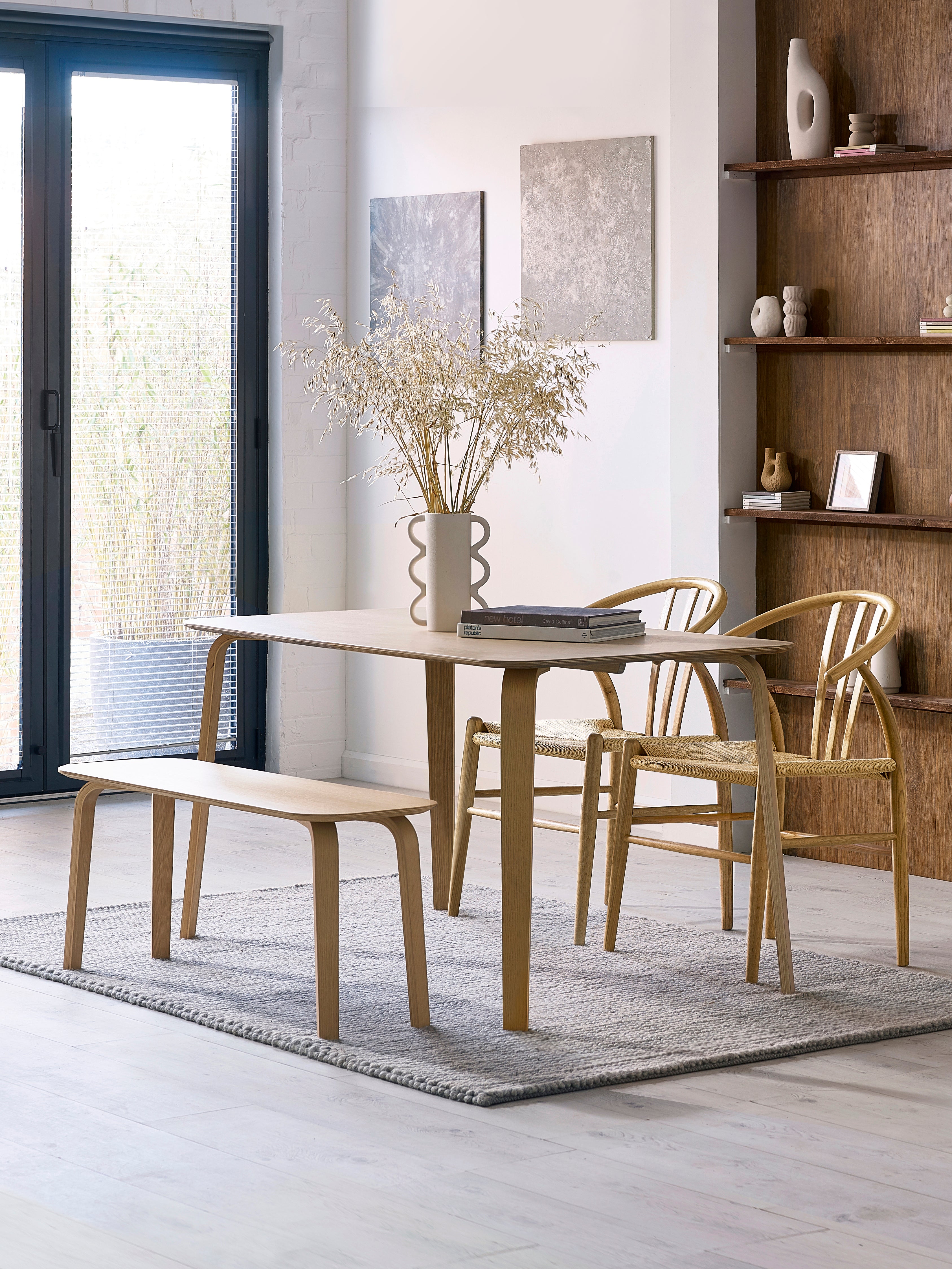 Kaito Dining Set – Light Oak Effect