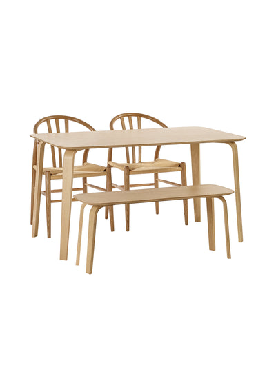 Kaito Dining Set – Light Oak Effect