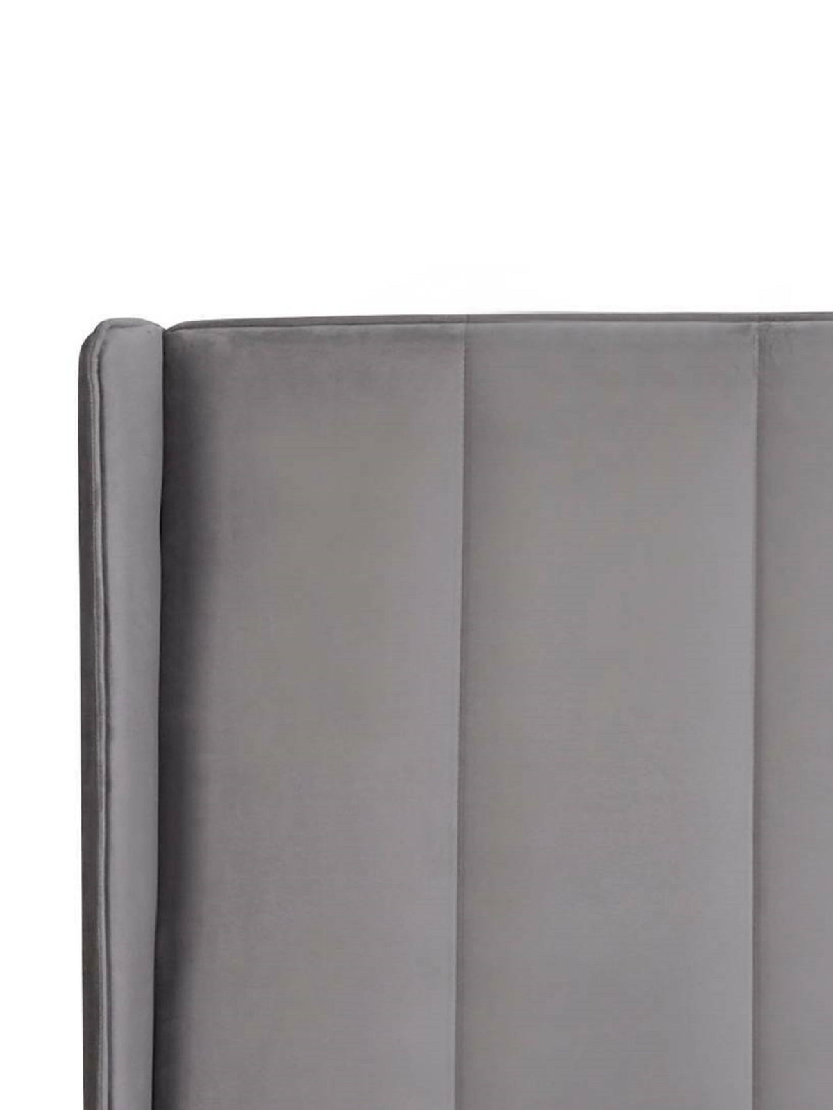 Katie Bed Frame - Grey Velvet
