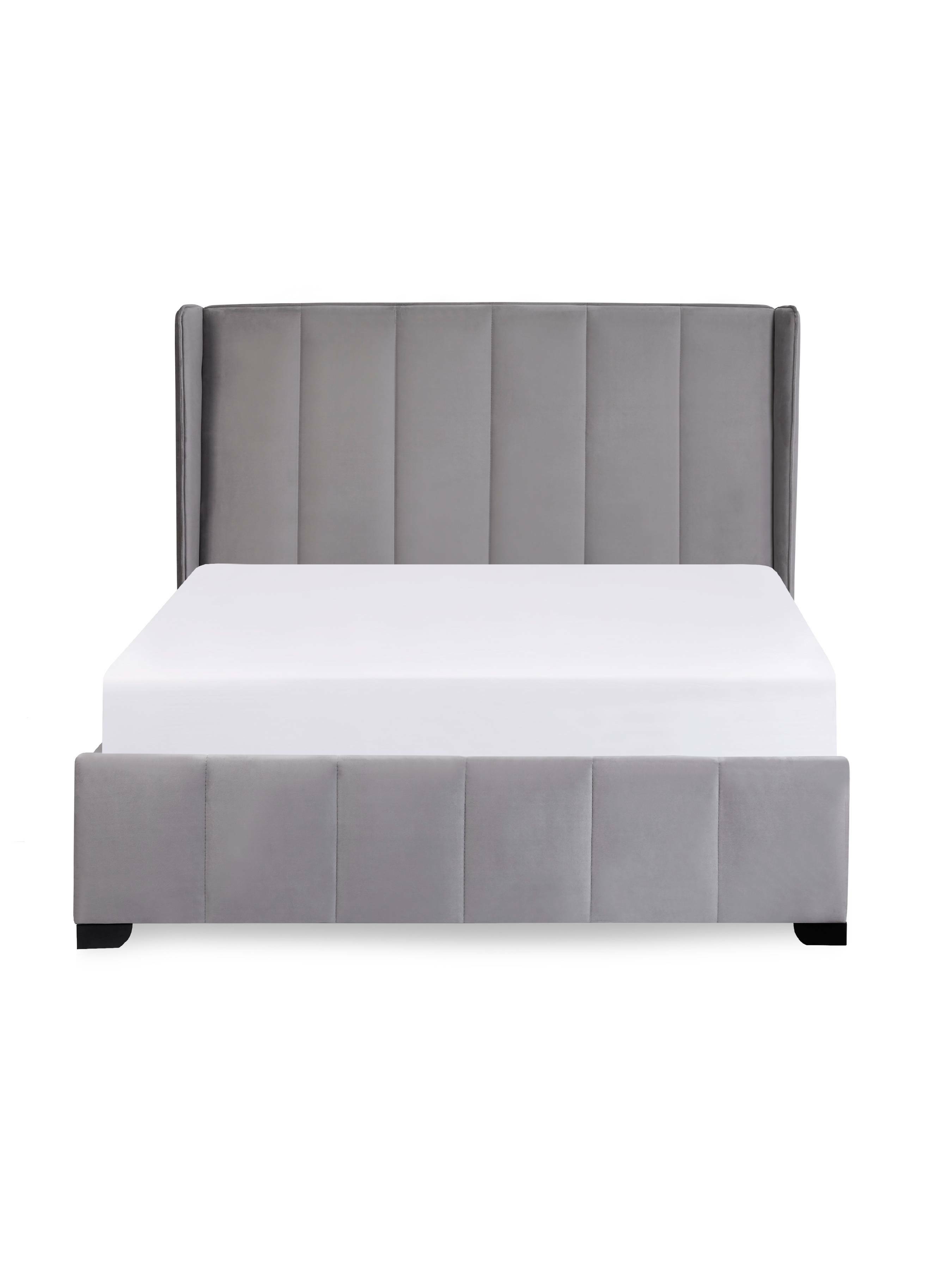 Katie Bed Frame - Grey Velvet – Julian Bowen, view 9