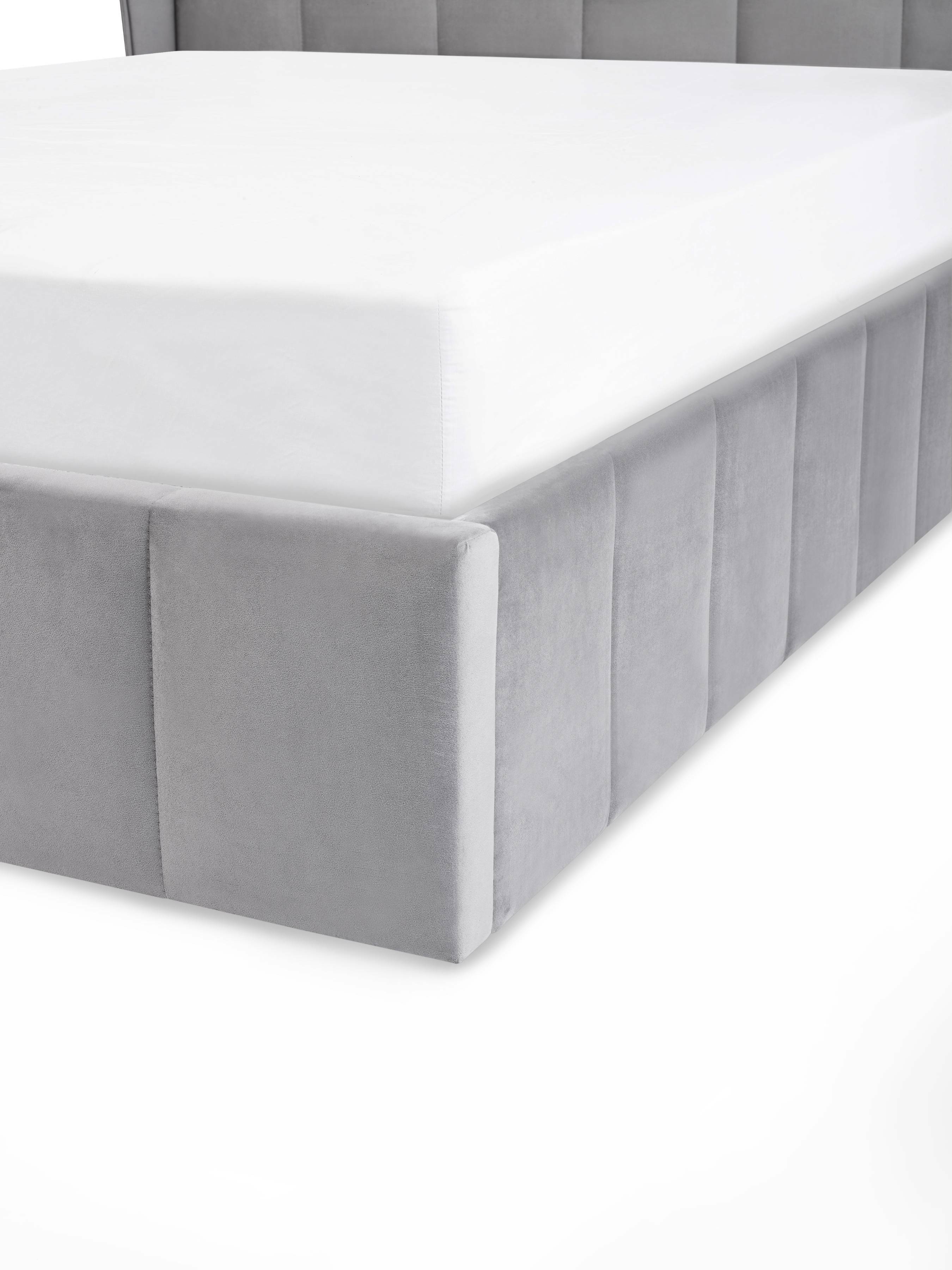 Katie Ottoman Storage Bed Frame - Grey Velvet – Julian Bowen, view 16