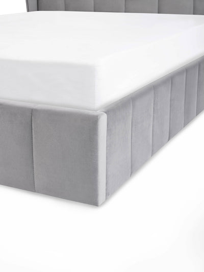 Katie Ottoman Storage Bed Frame - Grey Velvet – Julian Bowen, view 16