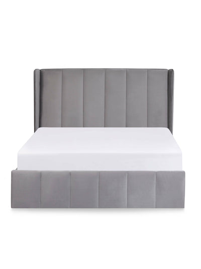 Katie Ottoman Storage Bed Frame - Grey Velvet – Julian Bowen, view 9