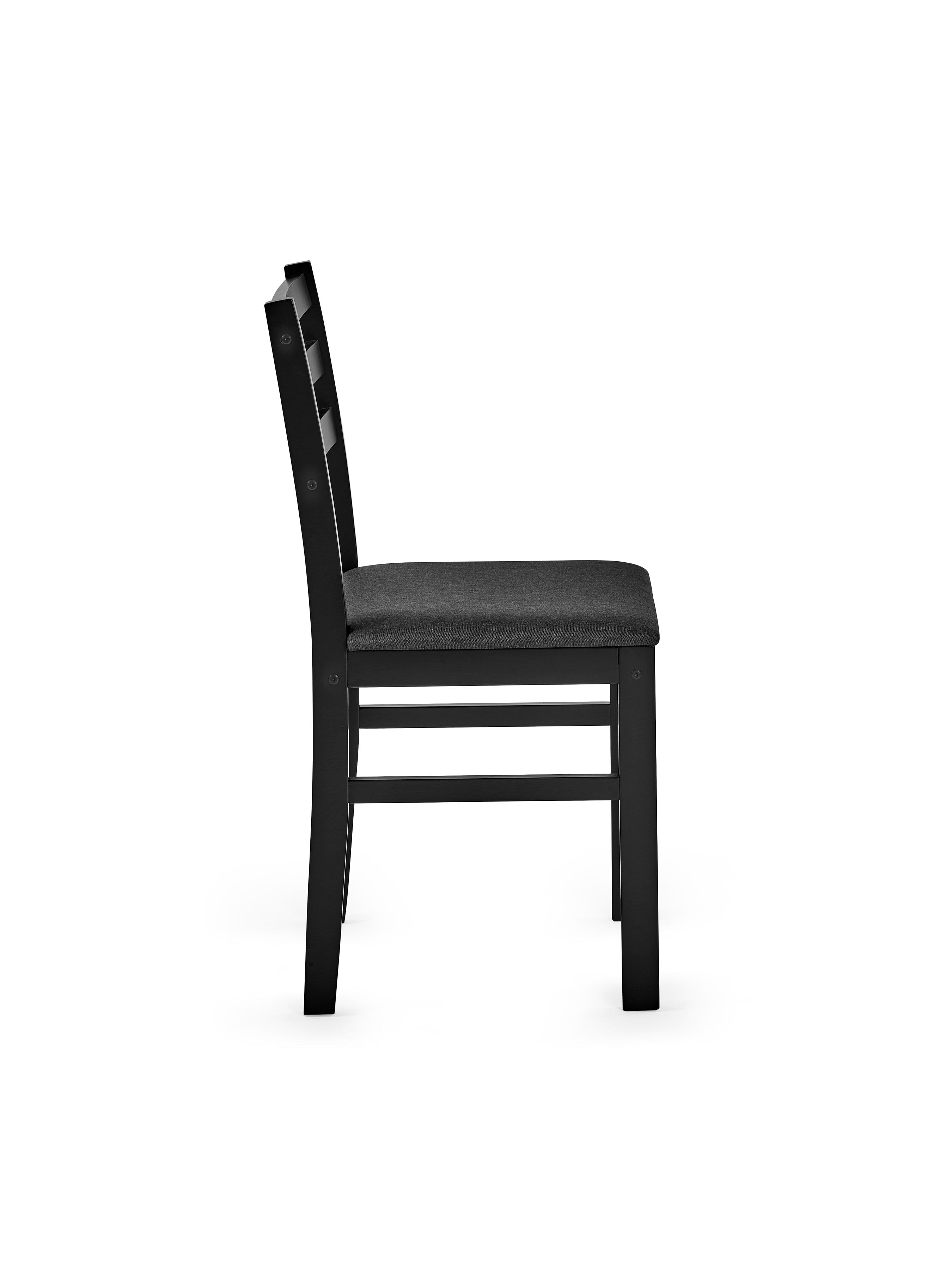 Keats Black Rectangular Table with 4 Chairs Dining Set