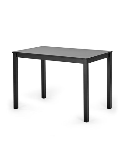 Keats Black Rectangular Table with 4 Chairs Dining Set