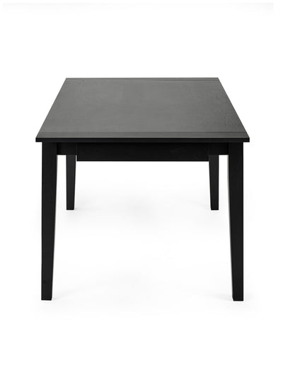 Knoxley Black Oak Rectangular 173-251cm Extending Dining Table – Black Oak Effect