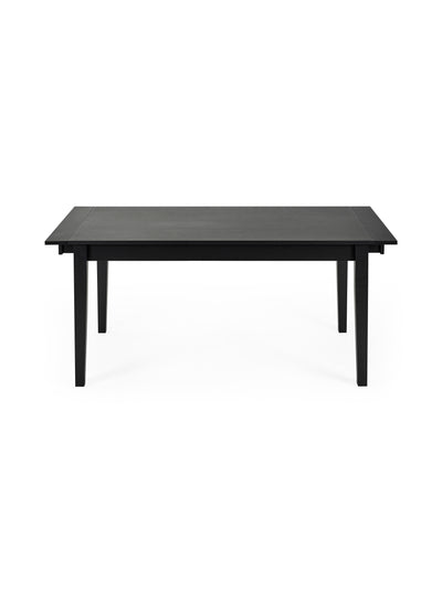 Knoxley Black Oak Rectangular 173-251cm Extending Dining Table – Black Oak Effect