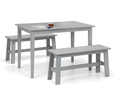 Kobe Compact Rectangular Table - Torino Grey – Julian Bowen, view 2