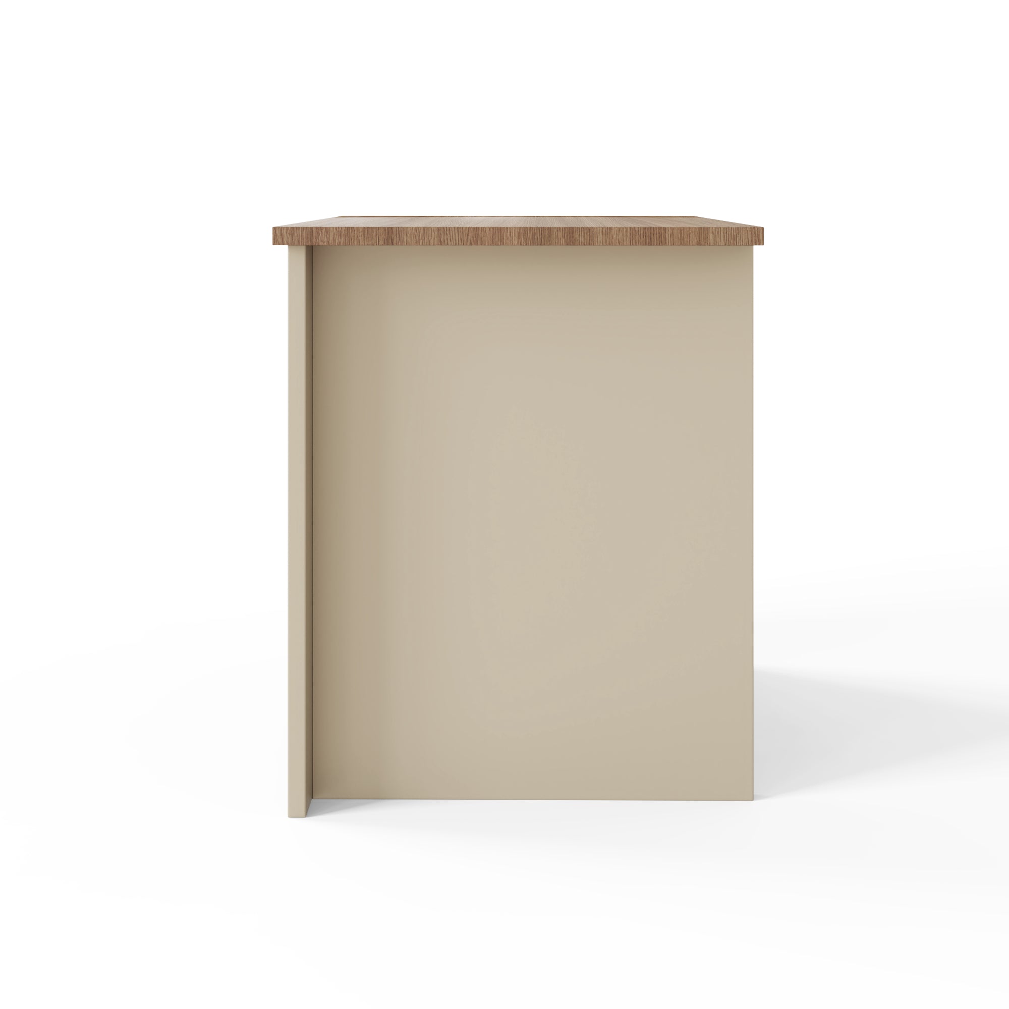 Lancaster 2 Drawer Bedside Cream – GFW, view 5