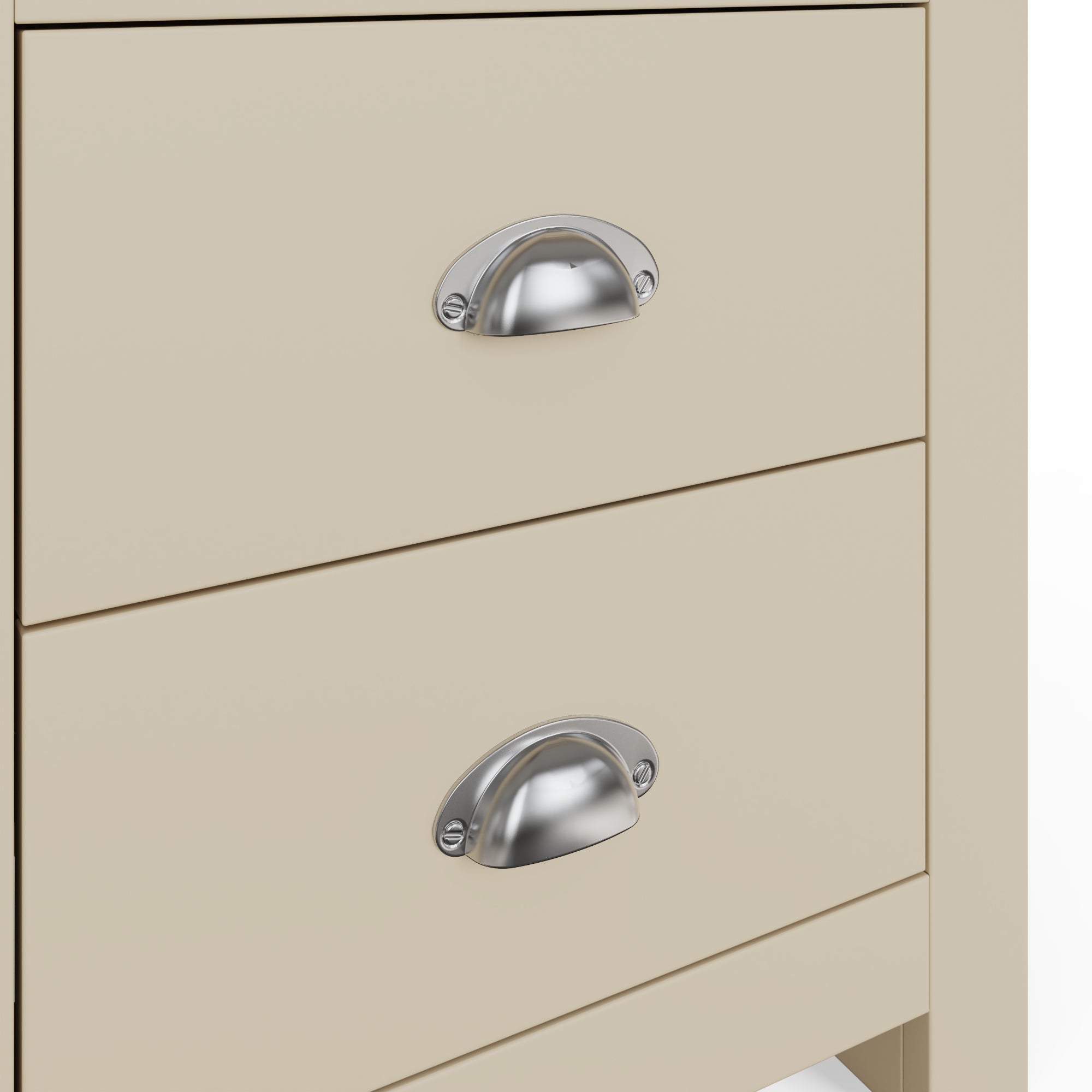 Lancaster 2 Drawer Bedside Cream – GFW, view 6