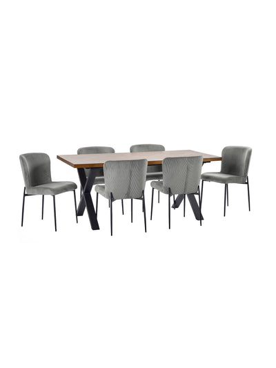 Leonie Dining Chairs - Grey (Set of 2)