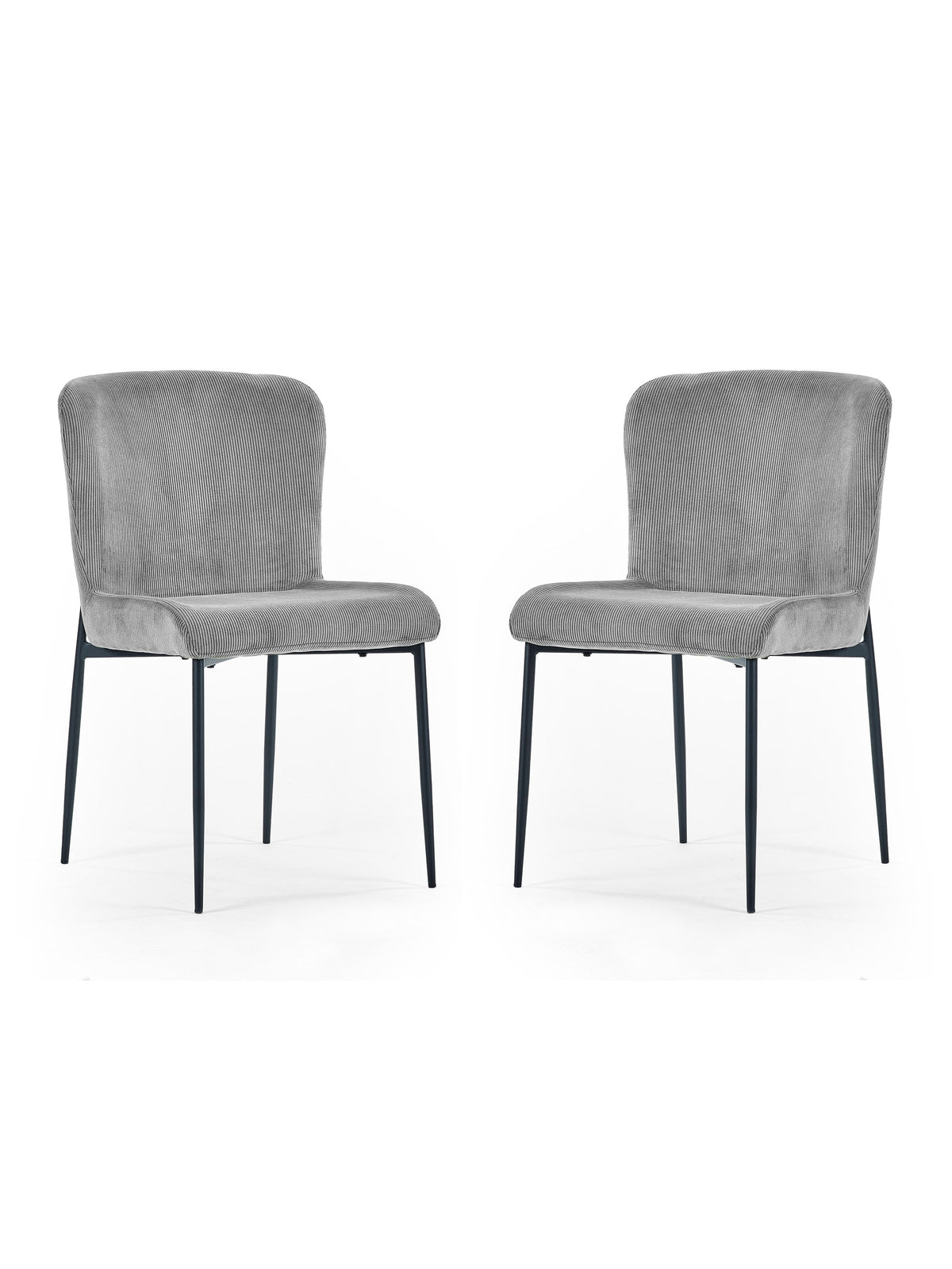 Leonie Dining Chairs - Grey (Set of 2)