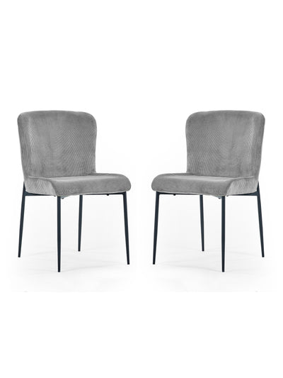 Leonie Dining Chairs - Grey (Set of 2)