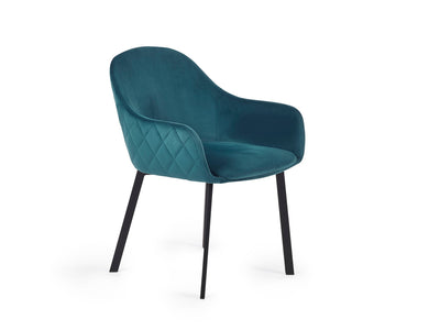 Lima Dining Chairs - Teal Velvet (Set Of 2) – Julian Bowen, view 3