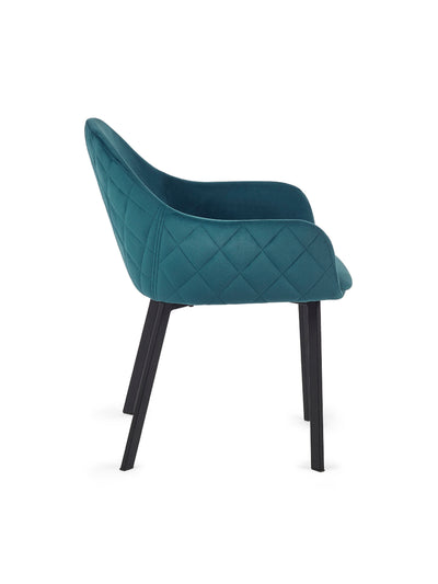 Lima Dining Chairs - Teal Velvet (Set Of 2)