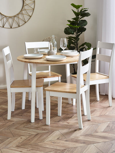 Linwood Round Drop Leaf Table - Natural Top