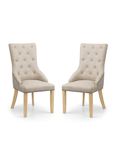 Loire Button Back Chairs (Set of 2)