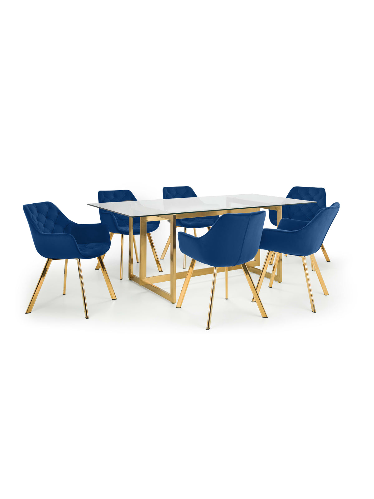 Lorenzo Dining Chairs - Blue (Set Of 2)