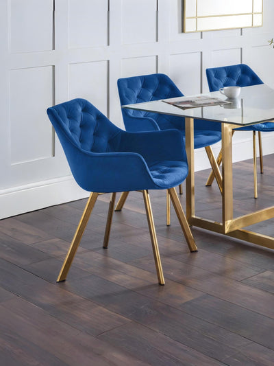 Lorenzo Dining Chairs - Blue (Set Of 2)