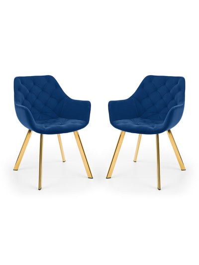 Lorenzo Dining Chairs - Blue (Set Of 2)