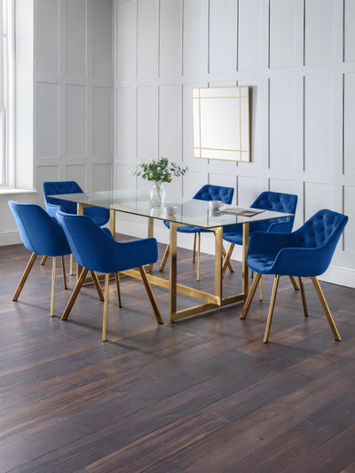 Lorenzo Dining Chairs - Blue (Set Of 2)
