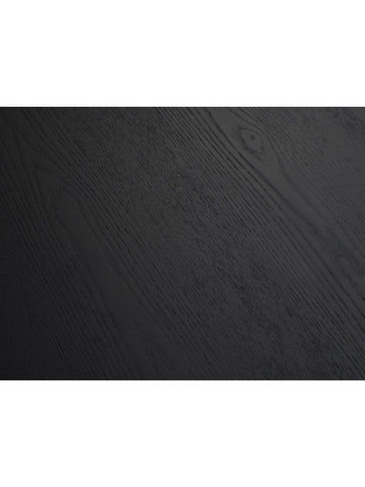 Louis Fluted Extending Dining Table - Black
