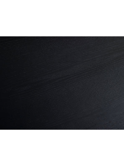 Louis Fluted Round Coffee Table - Black