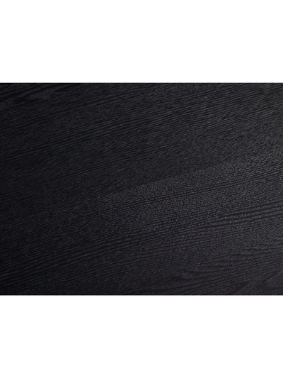 Louis Fluted Compact Coffee Table - Black