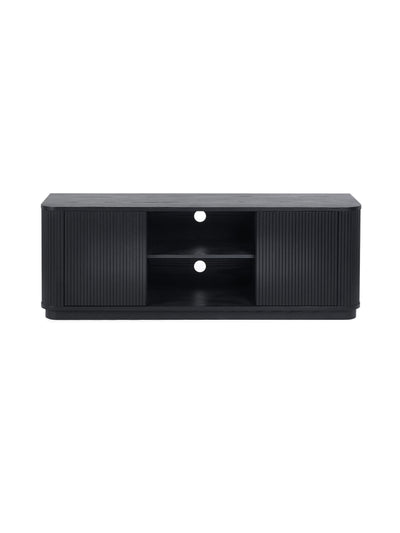 Louis Fluted Tv Unit - Black
