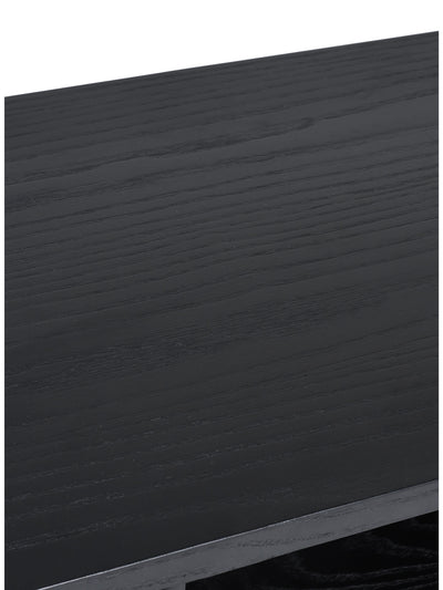 Louis Fluted Tv Unit - Black