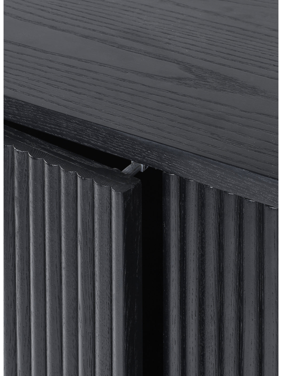 Louis Fluted Sideboard - Black