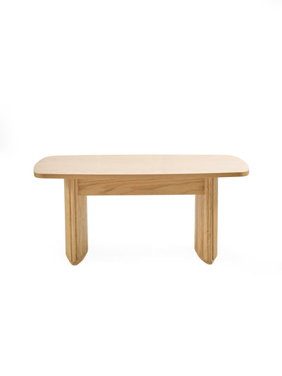 Louis Light Oak Effect Fluted Compact Coffee Table
